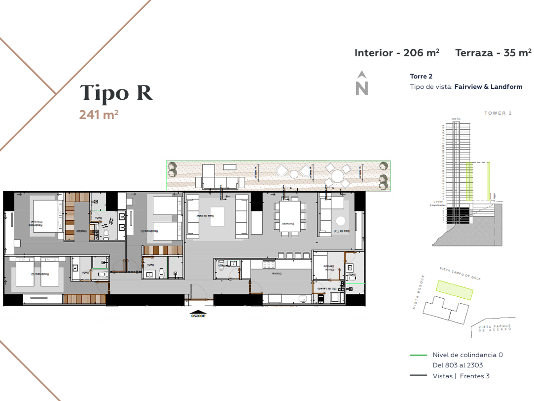 Departamento tipo R en Bilú Torre West