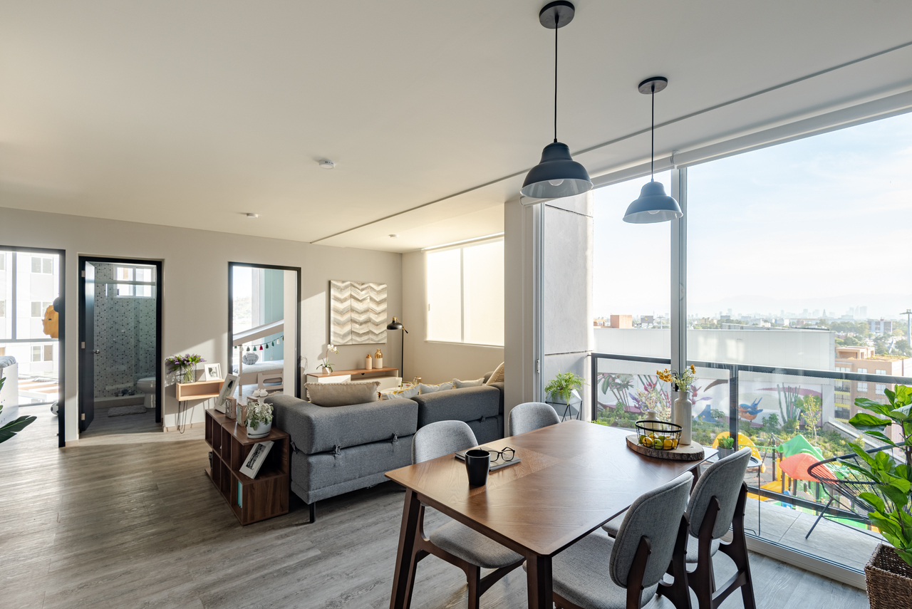 Departamento muestra torre 100